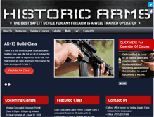 Tablet Screenshot of firearmtrainingstore.com